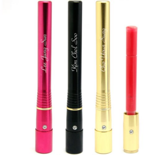 중점각인 특허용 리필형만년도장 결재만년도장 나이스만년도장(3종), (8.5×8.5) 원형 금융, 고인체2, 골드