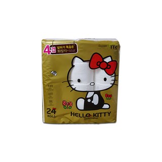 (오늘출발) 헬로키티 골드라벨화장지 4겹, 24개입, 1개
