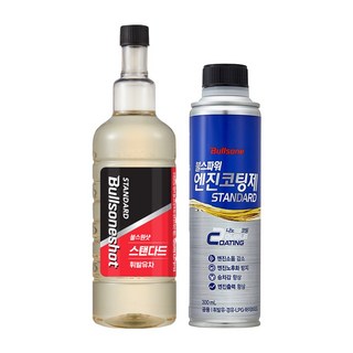 불스원샷 스탠다드 500ml 휘발유 1개입+엔진코팅제 스탠다드, 가솔린/휘발유, 1세트