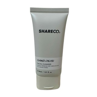 SHARECO 胺基酸潔面乳洗面乳，溫和保濕，深層清潔毛孔，敏感肌適用, 1個, 30ml潔面乳（無外盒）