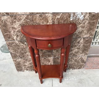 미니멀 장식 진입 반원형 홀 반원玄关대신 거실 콘솔 원목 수납 원목 탁장 협탁 다용도, 직접 설치, A. 레드월넛(600x300x800)