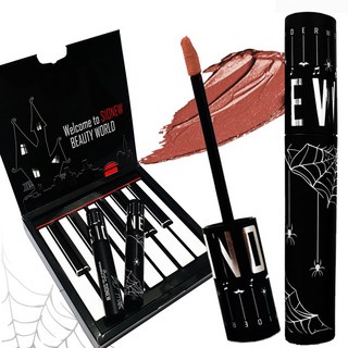 시오뉴 [SIONEW] 지속력 좋은 벨벳 립 틴트, [모데라토]-다크오렌지, 1개, 4.5g