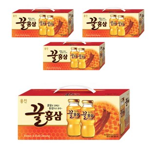웅진 꿀홍삼 음료, 180ml, 48개