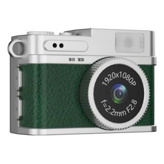 復古迷你相機 2000萬像素拍照/1080P錄影 螢幕顯示 LED補光燈 濾鏡模式 吊飾 贈16GB卡