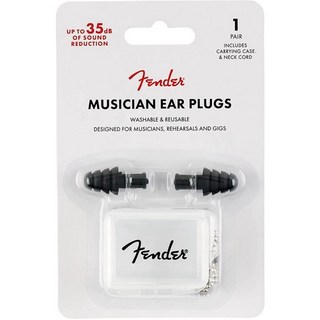 Fender耳塞 抗噪音 降噪 EARPLUGS 一對兩個 可水洗 附收納盒 原廠公司貨, 1個