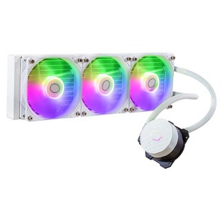 酷碼 Cooler Master MasterLiquid 360L Core ARGB 白色版一體式CPU水冷, MasterLiquid 360L Core ARGB 白色版, 白色, 1個