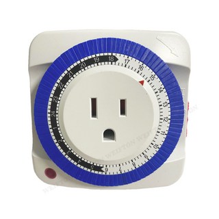 定時器 110V 24小時 機械定時 定時開關 定時壁插 招牌燈 自動開電, 1個