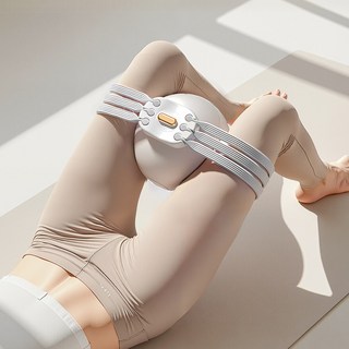 LISIWEI 운동 기구 코어 엉덩이 근육 괄약근 임산부 내전근 여성 케겔 운동 기구, 1개, 그레이