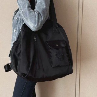 大容量後背包 女 旅行背包 防水牛津布 媽咪包, 黑色