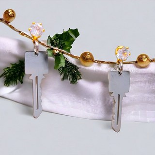 造型鑰匙耳環 Y2K風格 酷辣