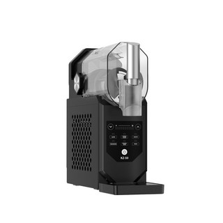 110V 冰沙機 飲料冷飲製冰機 冰淇淋機 雪融機 小型多功能製冰機 商用全自動全自動清洗沙冰機, 黑色