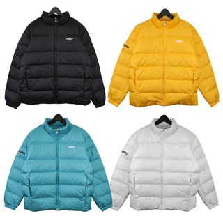 백화점 정품 엄브로 25FW 남녀공용 하프 글로시 푸퍼패딩 다운 숏 패딩 페더플렉스 자켓 + 스포츠양말