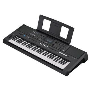 山葉 YAMAHA PSR-E483 61鍵 電子琴, 黑色, 1個, PSR E483