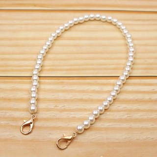 ［ 限時優惠 ］ 包包仿珍珠鏈條配件 銀色包帶斜跨肩帶包鏈女金屬包帶子金色黑色鐵鏈