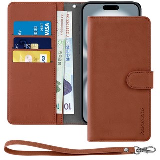 커위안 가죽 카드 지갑형 다이어리 휴대폰 케이스