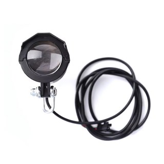 데일리쇼핑 전동킥보드 LED 일체형 크락션라이트 36V 48V 60V 전조등 라이트 전기자전거 클락션, 2개