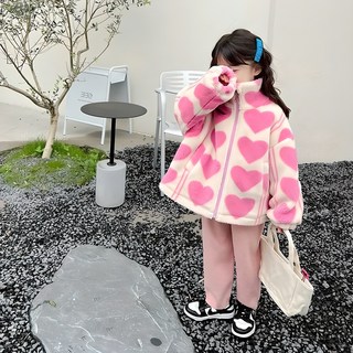 Arve 兒童青春愛心刷毛外套