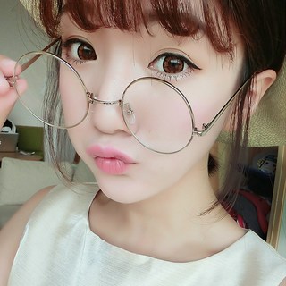 韓版復古文青哈利波特金屬圓框眼鏡【O2920】，時尚百搭，修飾臉型，展現個人獨特魅力