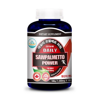 내츄럴365 캐나다 데일리 쏘팔메토 파워 6개월분, 1개, 180정