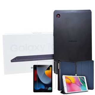 삼성전자 갤럭시탭 A9 SM-X110 WIFI 8.7 [거치대+케이스+필름 중 택1] 갤탭 인강 교육 원격 온라인 수업 강의, 3 탭A9 X110  그레이+회전케이스(블랙)+필름
