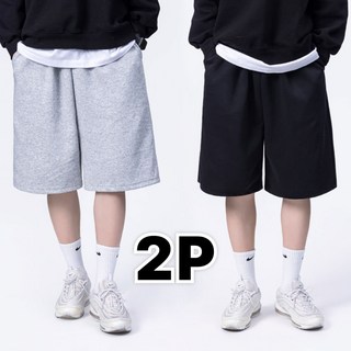 1+1 버닝몬스터 와이드 6부 버뮤다팬츠 반바지