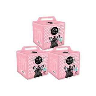 개도루팡 피톤치드향 초대형 소형 배변패드 3개, 20개입