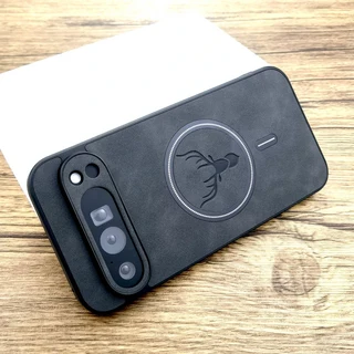 고급 인조 가죽케이스 (구글 픽셀 10 9 8 7 Pro XL A 맥세이프 무선 충전 커버), 05 Black, 01 For Pixel 7A