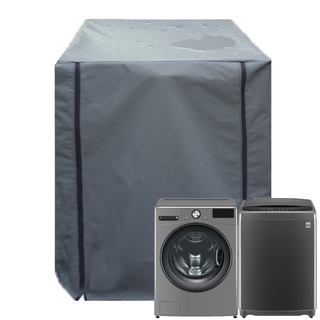 [거성봉제]국내생산 100%방수 세탁기 방수커버, 회색, 드럼형