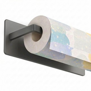 카로히포 무타공 자석 키친타올 걸이, 1개, 그레이