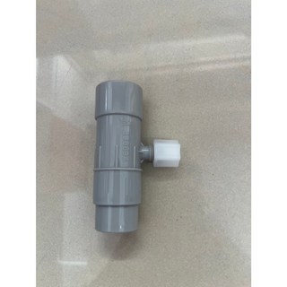RO逆滲透淨水器排水三通，適用RO機排廢水三通，排水配件, 1個, 灰色