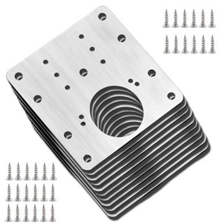 민크 씽크대 스텐 플레이트 경첩 보강판 피스 세트 10개, 1세트