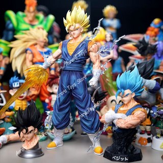 애니메이션 드래곤 볼 Z 그림 슈퍼 사이어인 Goku Vegeta Tien Shinhan Vegetto 액션 피규어 Pvc 동상 컬렉, 01 J-31cm