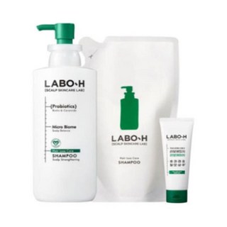 라보에이치 탈모완화 두피강화 샴푸 400ml + 400ml(리필)+112ml, 1개