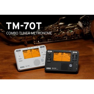 KORG TM-70T 電子調音器 節拍器日本製, 黑, 1個