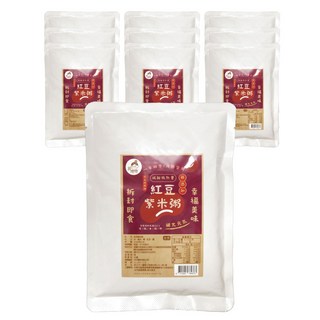 烏嬤嬤 紅豆紫米粥 拆封即食 無添加, 310g, 10個