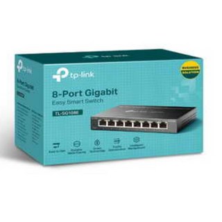 TP-Link TL-SG108E 8埠 Gigabit 簡易智慧型交換器, 1個, 促銷(領券折）, 促銷(領券折）