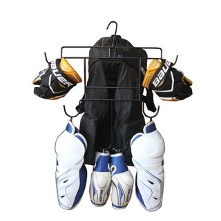 아이스하키 옷걸이 의류 장비 보관 건조랙 장비걸이 후크랙 하키채 프레임, 하키 장비 거치대, 1개