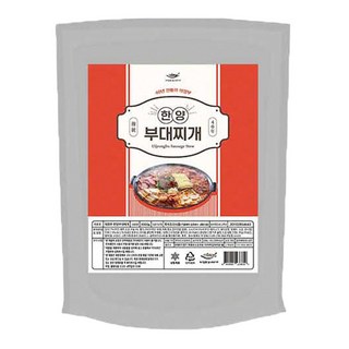 의정부 40년 전통 부대찌개 한양 식당 1000g, 5개, 1kg