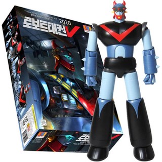 로봇 태권V 풀액션 룸 데코 크리스마스 한정판 모델키트 20cm 로봇인형 피규어, 1세트, 원컬러