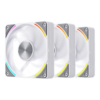 세고텝 EX120 ARGB PWM FULL LCP 화이트 3팩 시스템쿨러 120mm 쿨링팬