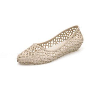 장마샌들 여름 새로운 여성 샌들 단일 비오는날 젤리 신발 디얼픽유, B. 검은색