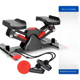 사이드스텝퍼 제자리 좌우 운동 실내 가정용 스템퍼, 블랙레드 V자형 좌우 페달