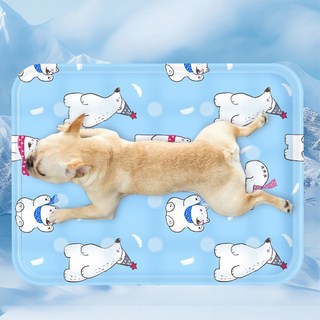 패션플래시 반려동물 여름 방수 쿨매트, 그레이, 1개