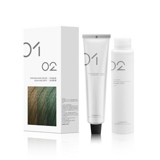 D1 02 時尚染髮 絲滑柔美 專業染髮劑, A61 深灰色, 1個