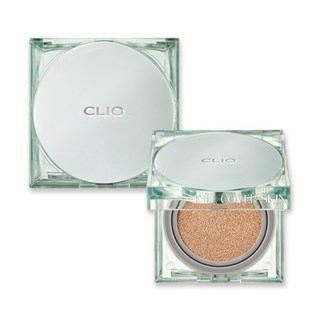 CLIO Kill Cover Skin Fixer 氣墊粉餅 21N Linen，持久定妝，輕盈透氣，打造無瑕美肌, 21N (正裝+補充), 1個