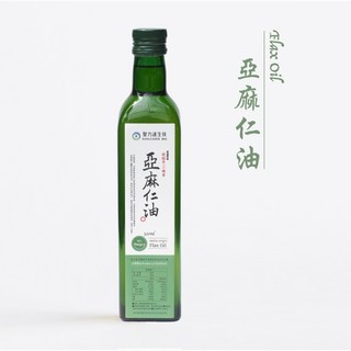 《聖力達生技》亞麻仁油500ml 超臨界萃取，富含Omega-3，健康美味，適合搭配沙拉、麵包，家庭號, 1個