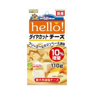 多格漫 DoggyMan Hello 起司牛奶塊，美味狗零食，犬點心，寵物適用, 1個, 角切起司塊 100g