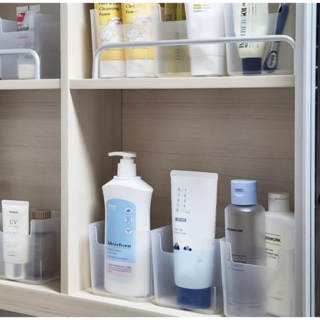 한누네 국내생산 욕실 화장실 정리함, 10개, 투명