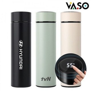 진공 보온 텀블러 바쏘 디자인 커피 보온병 스테인리스, 웜그레이