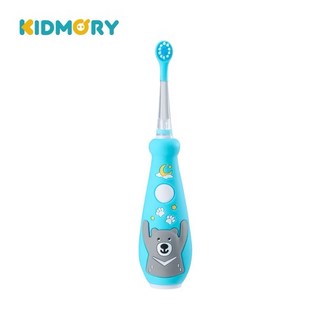 KIDMORY 兒童炫彩音波電動牙刷 KM-266 兒童電動牙刷, 1個, 藍黑熊
